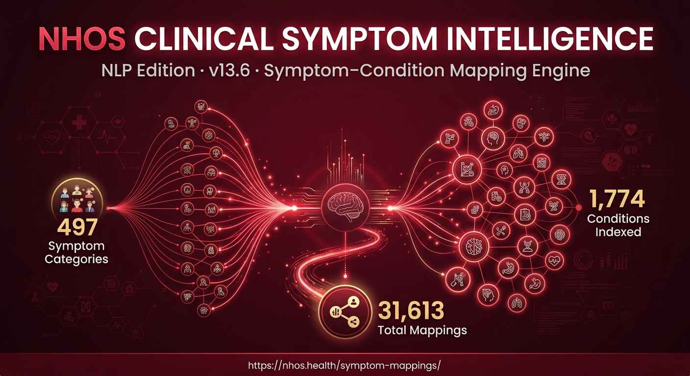 NHOS Clinical Symptom Intelligence — symptom–condition mapping engine overview