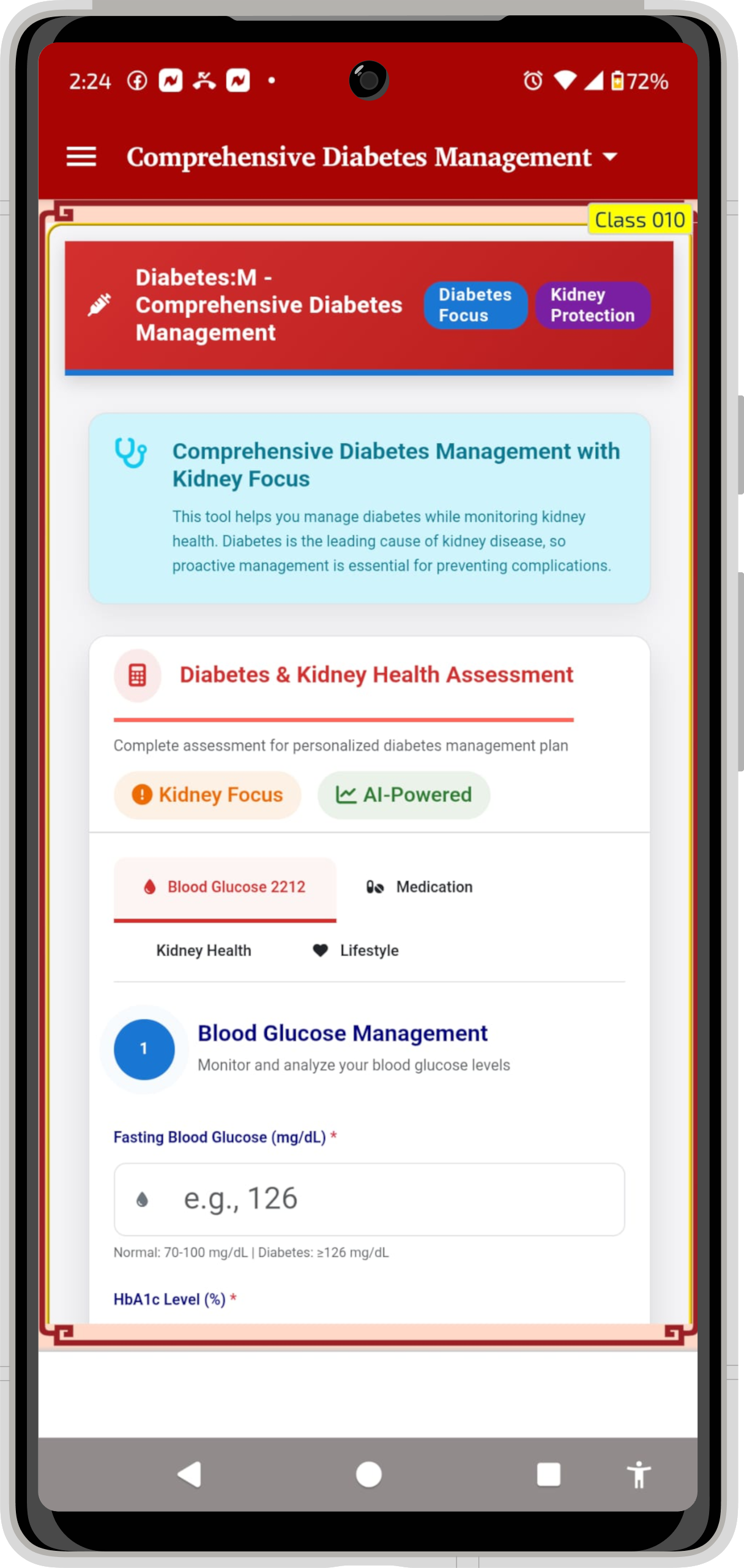 NHOS Personal Dashboard showing nutrition, fitness, and sleep tracking